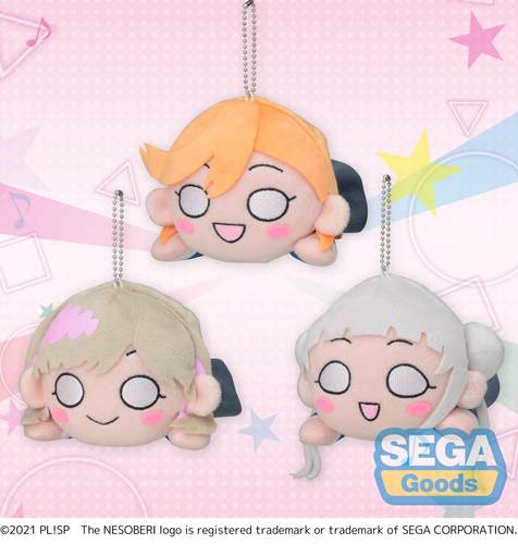SEGA 世嘉 Love Live! Superstar!! 冬制服 毛绒趴趴玩偶挂件正版