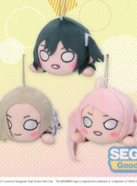 SEGA  LoveLive虹咲学院 钟岚珠 米娅泰勒校服款趴趴毛绒玩偶挂件