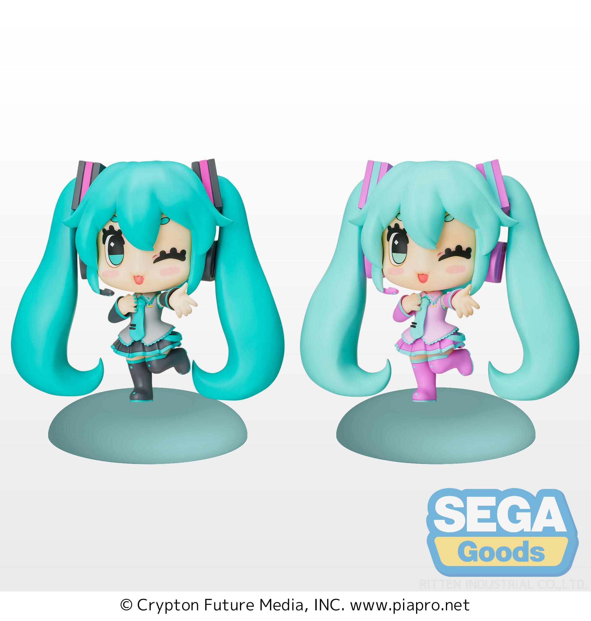 SEGA 世嘉正版 VOCALOID 初音未来miku  CHUBBY系列 手办q版 正版