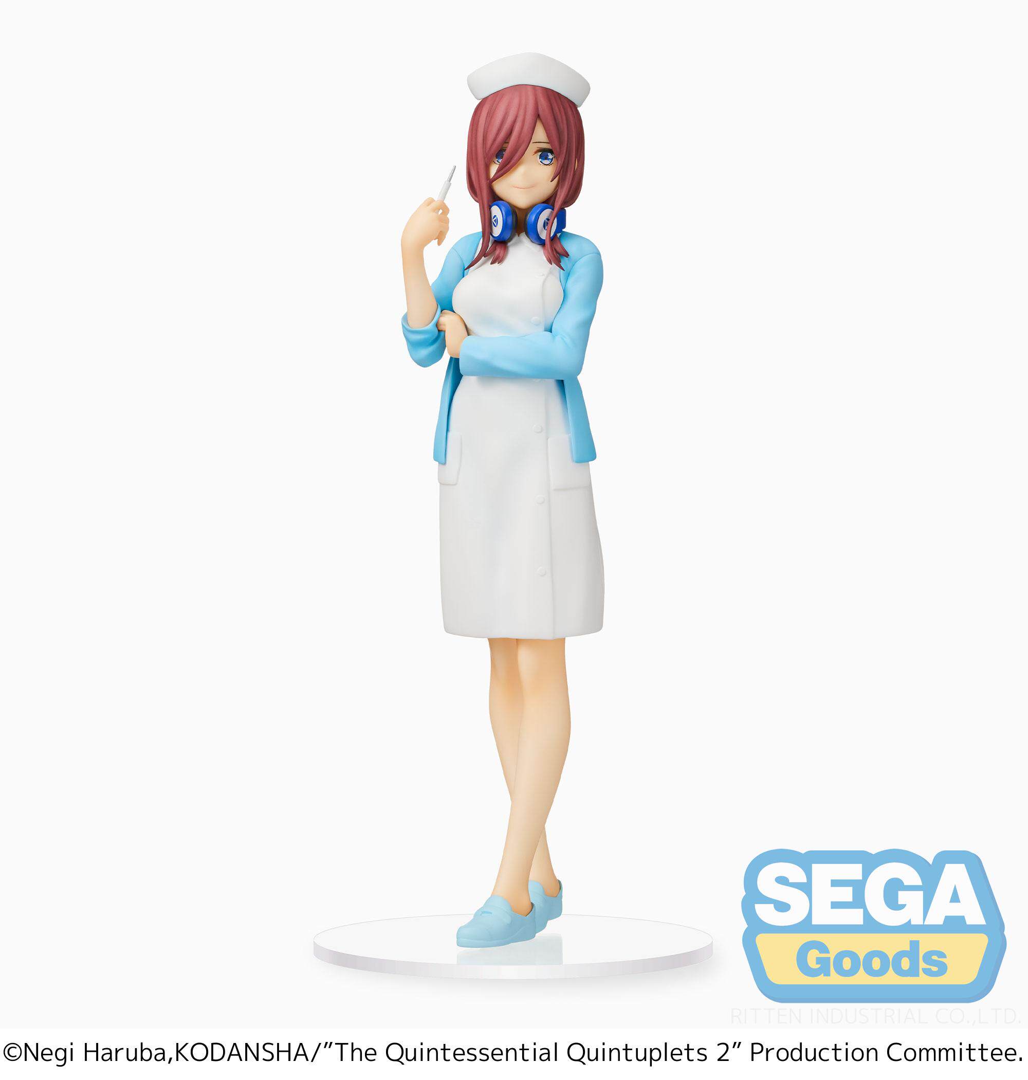 SEGA 五等分的花嫁 中野三玖 护士服 景品手办 官方正版 全新现货图片