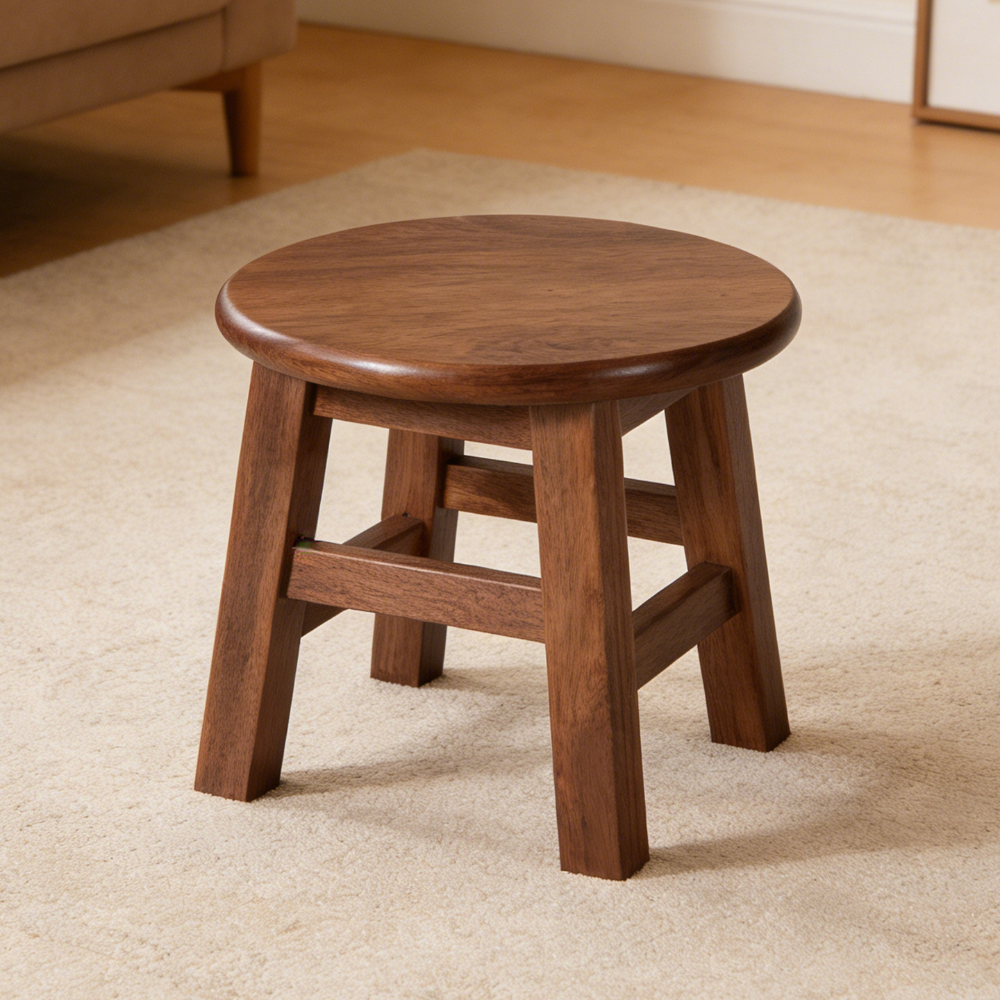 实木小凳子简约茶几小板凳家用矮凳圆凳小木凳小椅子客厅木凳子