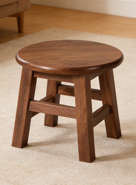实木小凳子简约茶几小板凳家用矮凳圆凳小木凳小椅子客厅木凳子