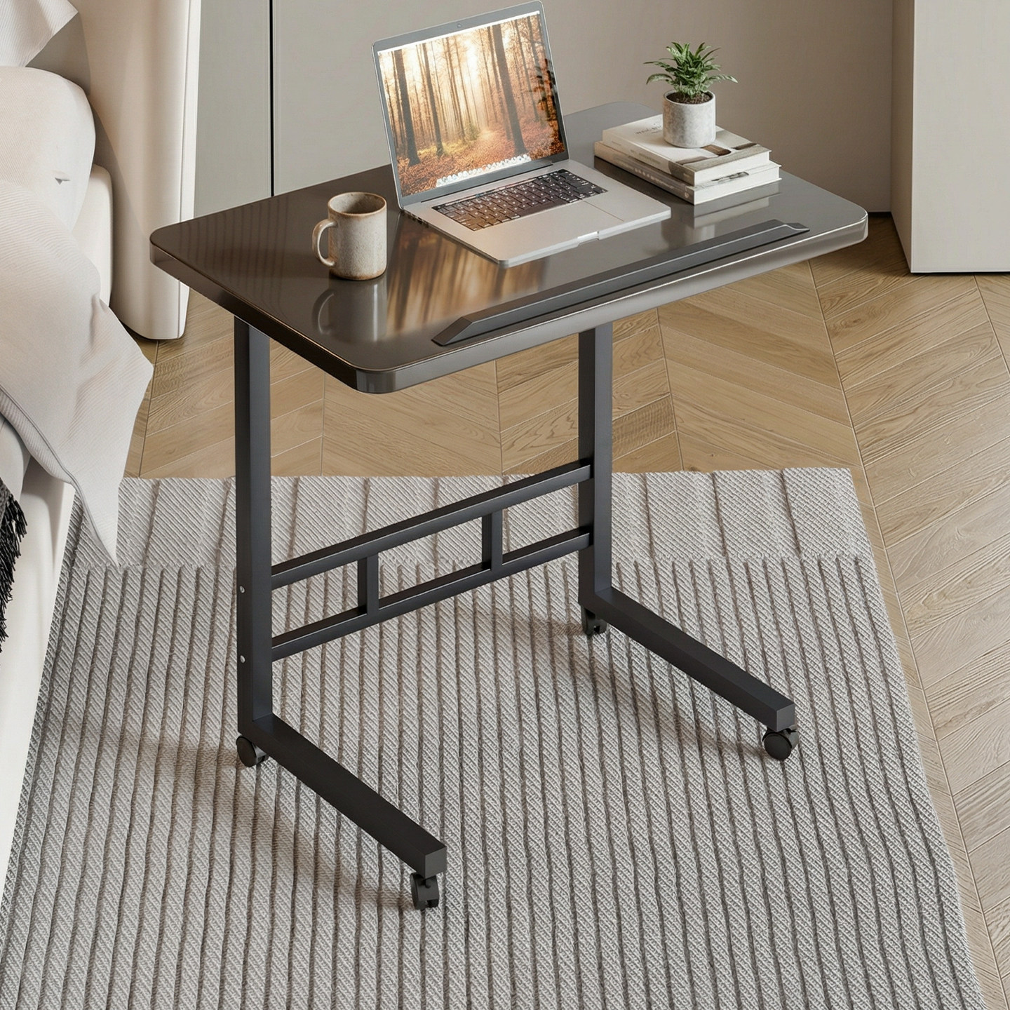 床边桌卧室家用电脑桌沙发边几可移动笔记本简易书桌办公学习桌,住宅家具,床边桌,淘宝优惠券,粉丝福利购,淘宝优惠卷