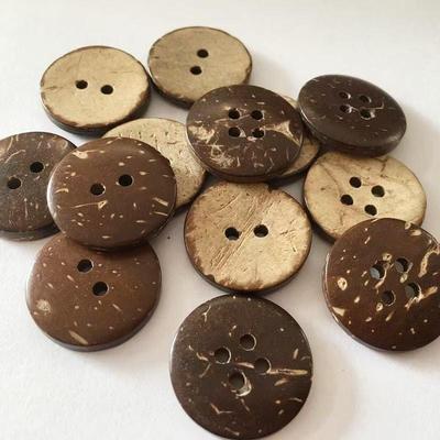 椰子扣咖啡色扣子天然椰壳男女大衣风衣家纺婴儿服环保装饰圆纽扣