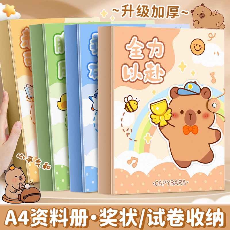 学生用插页透明试卷收纳