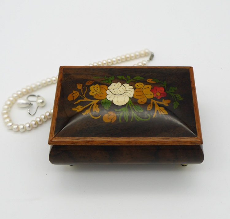 LEHMANSHI 나무 오르골 크리 에이 티브 선물 보석 상자 결혼식 발렌타인 데이 생일 선물 장식 뮤직 박스