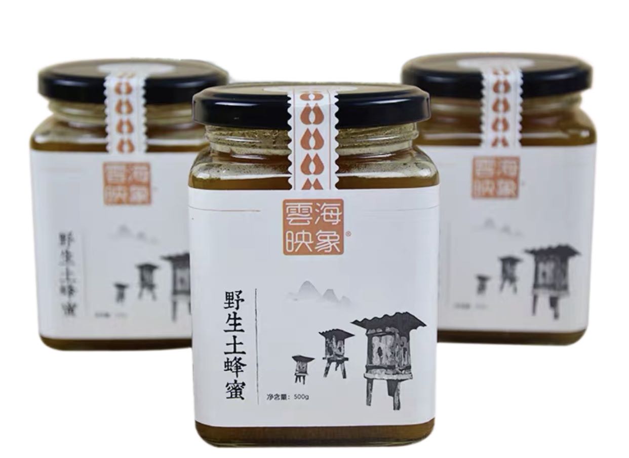 神农架崖蜜土蜂蜜纯正天然农家自产 成熟百花蜜22年新蜜500g包邮