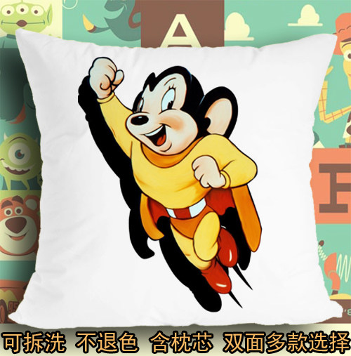 太空飞鼠大力鼠坐垫座垫软垫抱枕头毛绒靠垫子