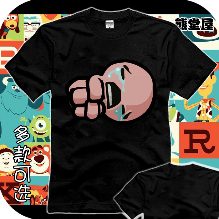 以撒的结合the binding of isaac胎衣重生纯棉t恤短袖男女衣服