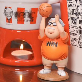 潮玩灌篮高手安西教练手办玩偶车载中控台公仔摆件桌搭个性装饰品