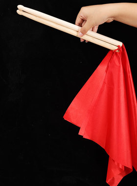 实木腰鼓鼓棒小鼓棒红绸广场舞幼儿园成人儿童鼓棒器械操鼓锤鼓槌