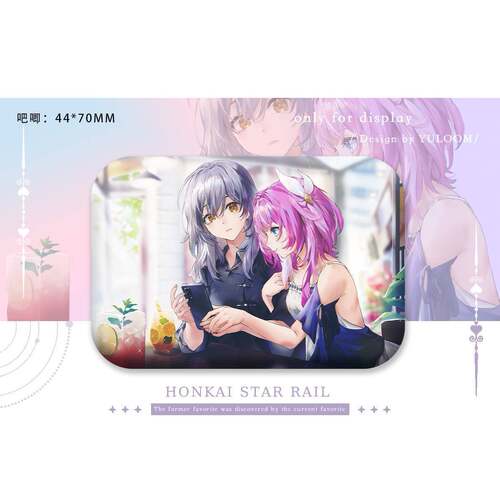 【画师授权】星穹铁道周边昔涟星核精吧唧徽章立牌色纸屿予文创