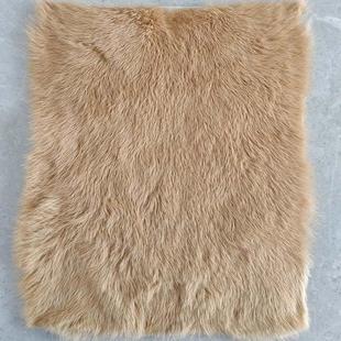 兔毛皮毛一体衣服毛领袖口门襟内胆皮草包包护腰护膝真兔皮皮毛料