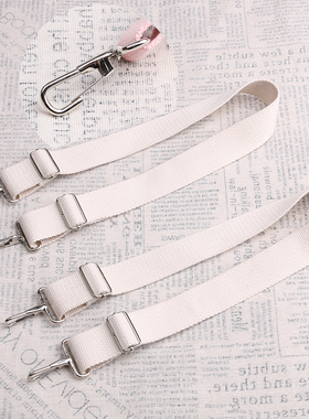 牛仔背带裤的带子背带配件挂钩钩子圆钩扣按压开口3厘米帆布肩带