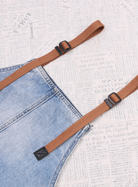 背带裤的替换背带帆布吊带子两根可调节缝纫棕色百搭儿童成人通用