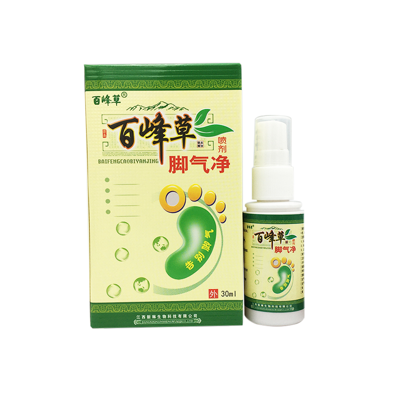 百峰草脚气净喷剂手足藓水泡型