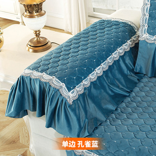 欧式沙发扶手盖巾万能保护防滑坐垫四季通用蕾丝沙发垫套罩靠背巾