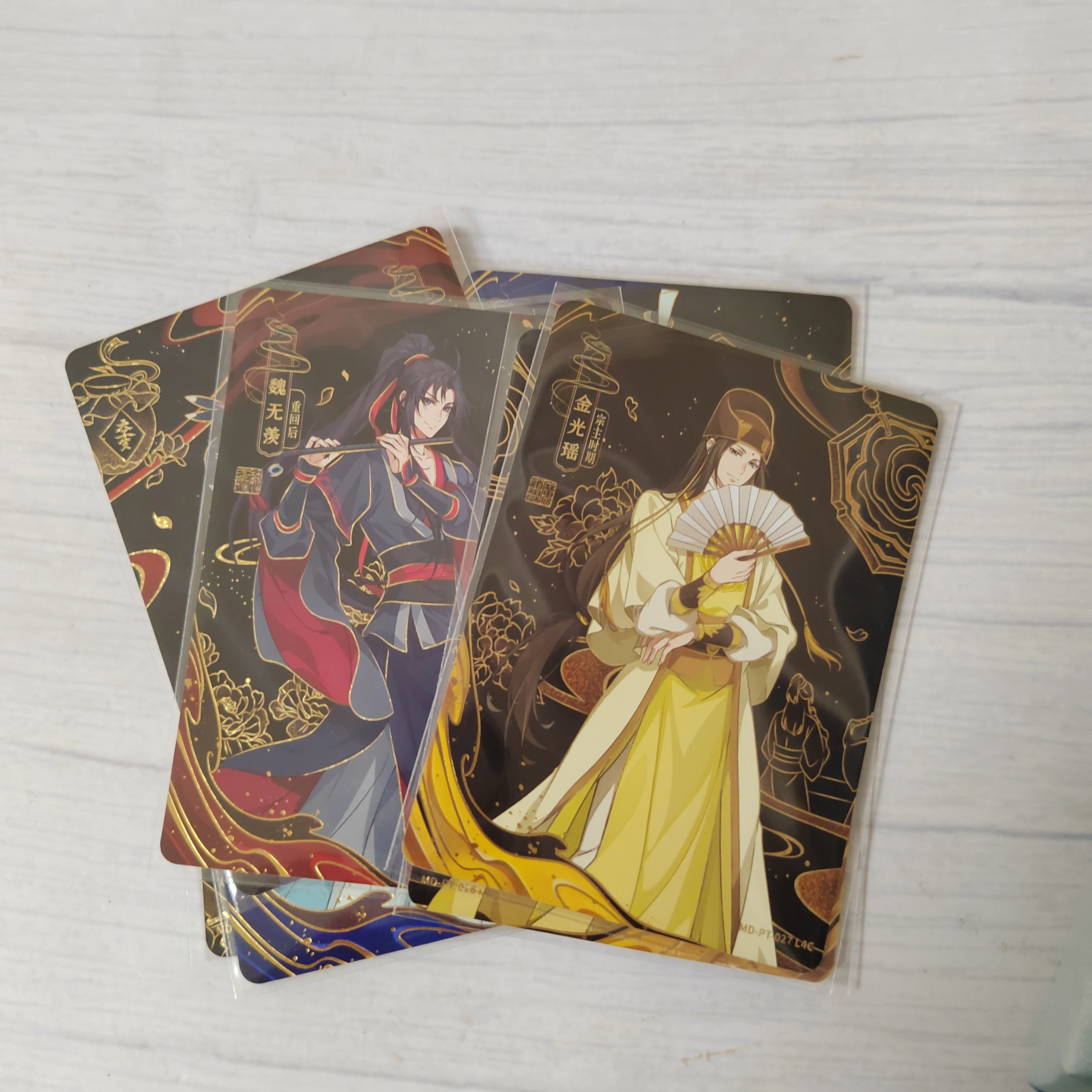正版卡游魔道祖师第四弹拼图卡忘机无羡蓝曦臣金光瑶PT忘羡PR卡图片