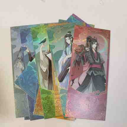 热款拾贰月令镭射票正版魔道祖师无羡忘机江澄晓星尘金凌Q版收藏