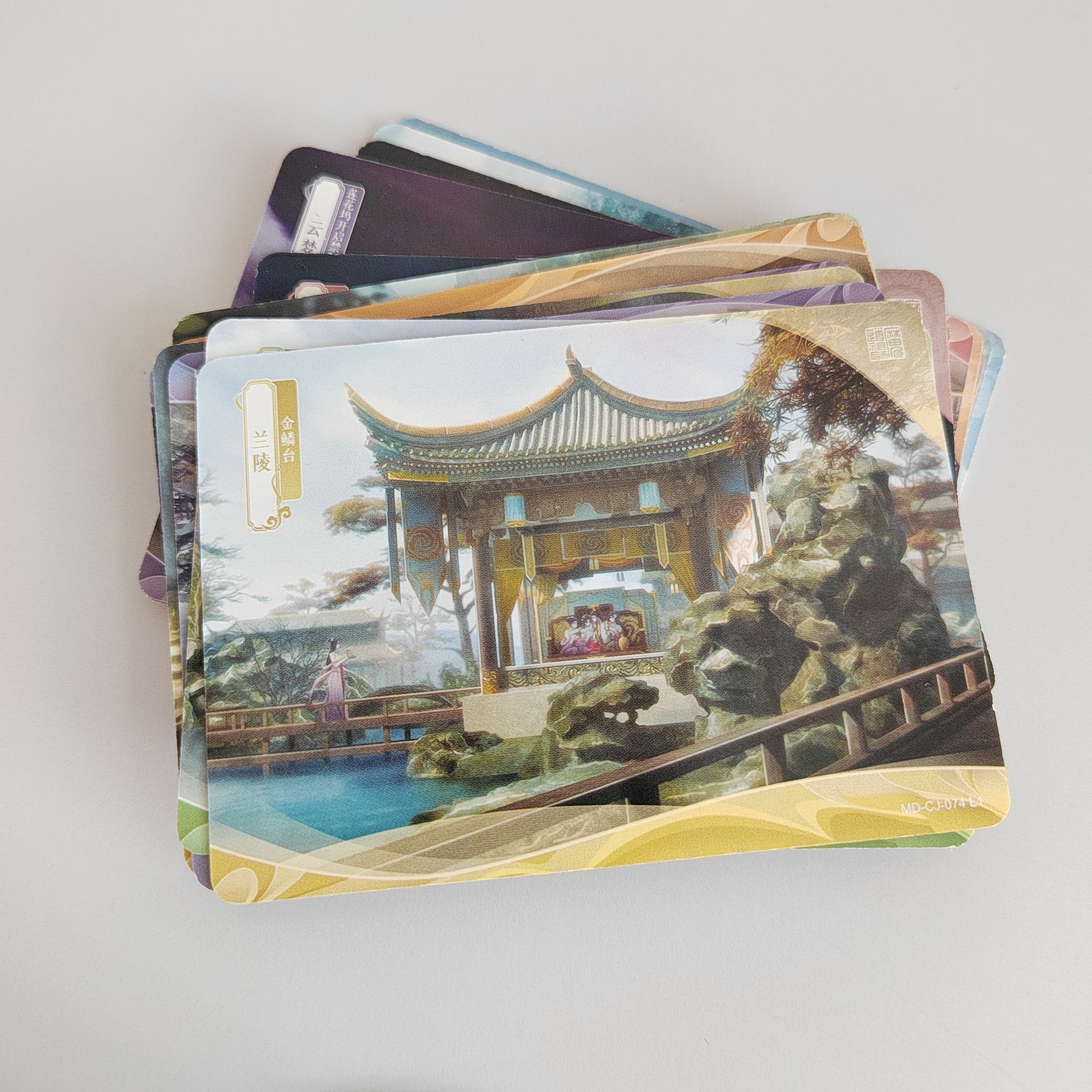 正版卡游魔道祖师无羁典藏三弹场景卡散卡配好整套25张动漫收藏卡