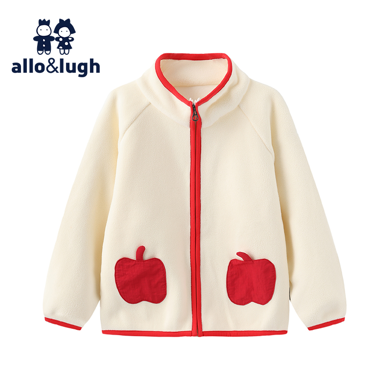 【花园农场】阿路和如2024新款秋季童装男女童暖和奥利绒外套柔软