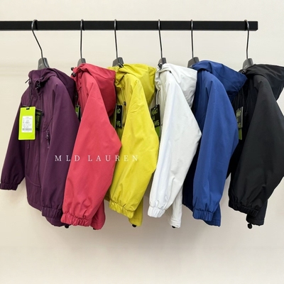 男女童杜邦三防冲锋衣25防风防水加绒山系彩色大童外套秋冬登山服