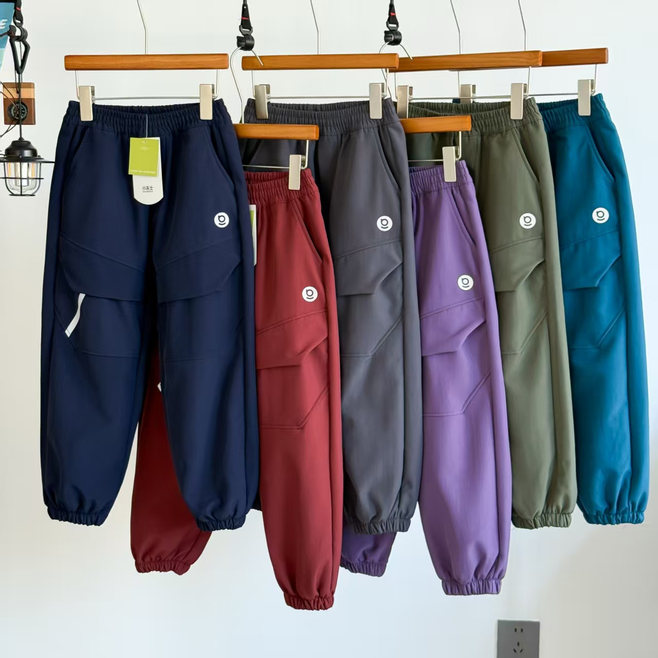 25秋冬中大儿童户外防水耐磨三防冲锋裤男女加绒软壳裤彩壳运动裤