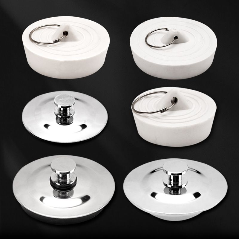 洗衣池陶瓷拖把下水堵头塞子