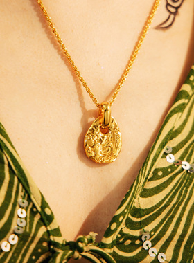 男女情侣款钱币定制礼物钱币项链