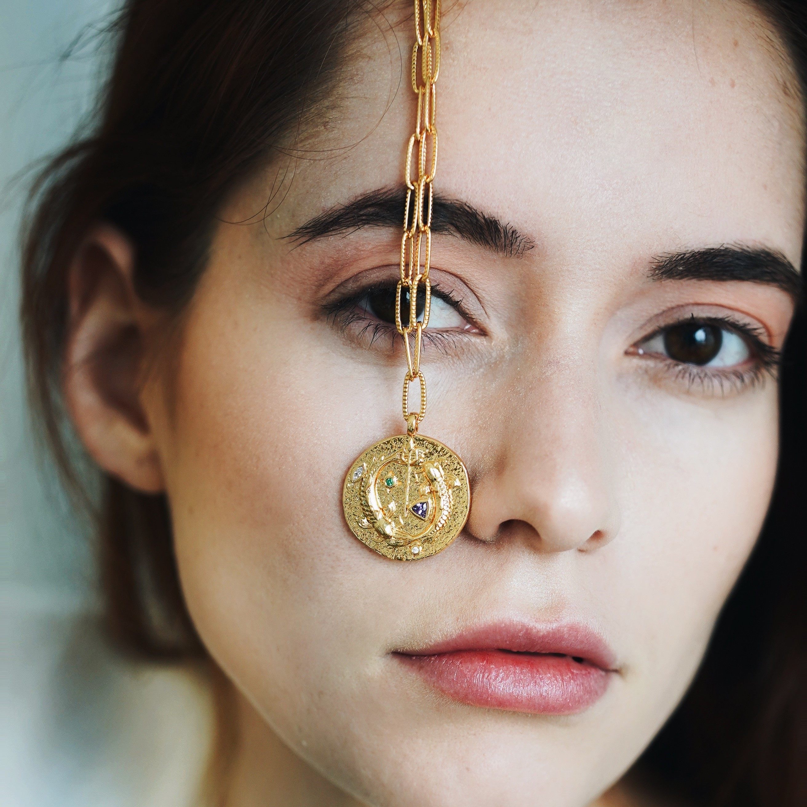 星座项链圣诞礼物定制刻字镀金