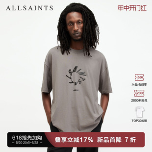 MG110Z 刺绣T恤休闲百搭男装 新款 2024年春季 ALLSAINTS男士 短袖