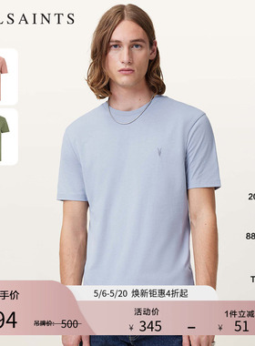 ALLSAINTS男士羊头短袖T恤柔软休闲上衣2026年春季男装M030JB