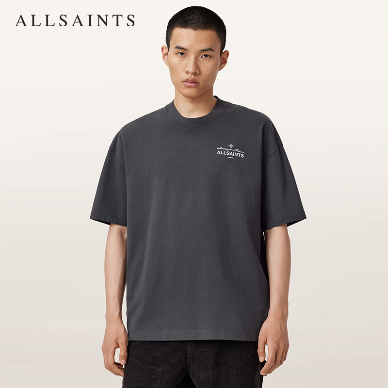 ALLSAINTS男士圆领短袖T恤