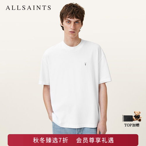 ALLSAINTS男士圆领T恤