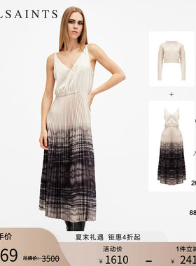 ALLSAINTS女士印花连衣裙