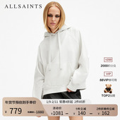 女装 ALLSAINTS女士连帽卫衣Logo宽松舒适套头衫 秋季 W051JB