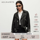 WL115E 机车夹克秋季 明星同款 ALLSAINTS女士骑士羊皮衣Balfern时尚