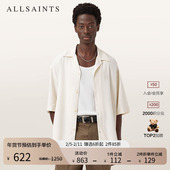 新款 明星同款 M039SD 百搭半袖 2025秋季 ALLSAINTS男士 简约休闲衬衫