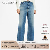 明星同款 W009EB 子秋季 ALLSAINTS女士宽松牛仔裤 休闲阔腿裤