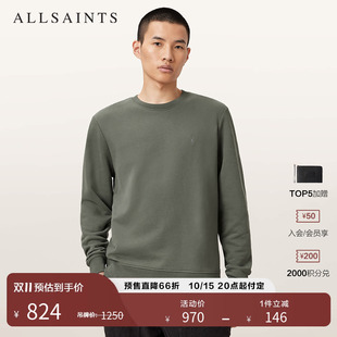 新款 2025年秋季 M037NB 圆领羊头卫衣柔软休闲装 ALLSAINTS男士
