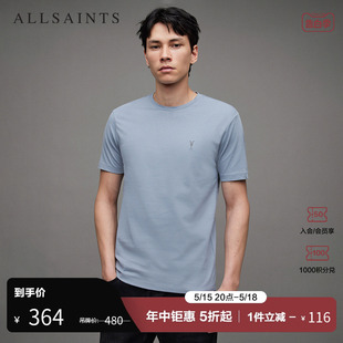 款 ALLSAINTS男士 T恤官方纯色帅气23秋季 MD131G 羊头短袖 男装