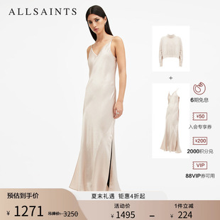 ALLSAINTS女士舒适连衣裙两件套裙装混纺羊毛衫吊带裙夏季W288DB