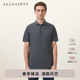 修身 Polo衫 羊头T恤简约上衣春季 款 M075PB ALLSAINTS男士 男装 短袖