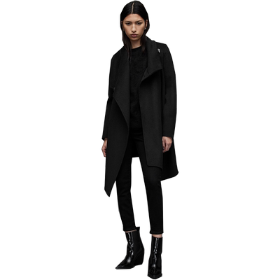 allsaints女士呢子大衣