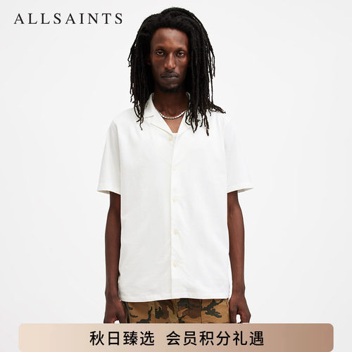 ALLSAINTS男士短袖衬衫