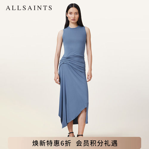 ALLSAINTS简约无袖连衣裙