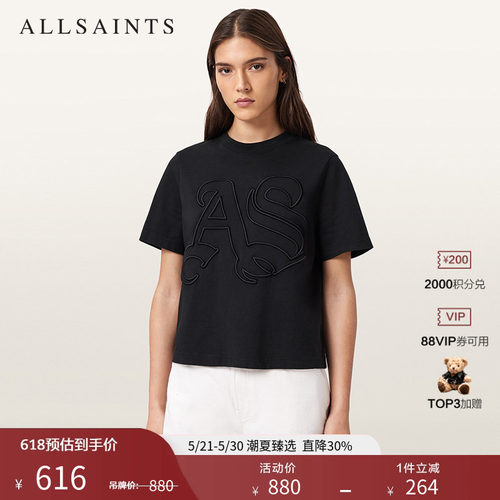 ALLSAINTS女士短袖T恤