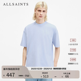 男装 T恤商务休闲穿搭上衣秋季 MD105V 宽松短袖 ALLSAINTS男士