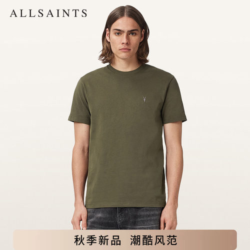 ALLSAINTS男士圆领羊头T恤DEXTER短袖正肩休闲上衣2026秋新款