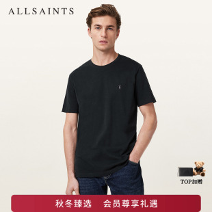 ALLSAINTS男士羊头圆领T恤商务休闲上衣2026年秋季款M030JB
